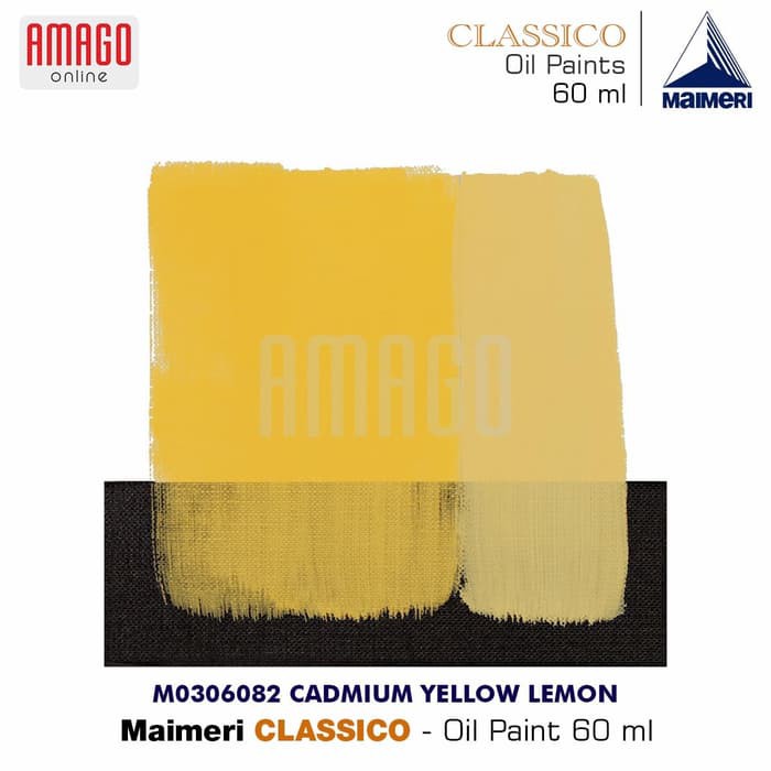 MAIMERI CLASSICO - OIL PAINT - CADMIUM YELLOW LEMON - 60ML - M0306082