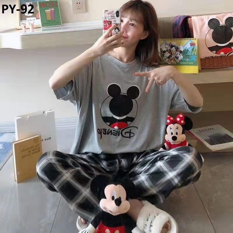 Piyama Import Dewasa | Sleepwear | Baju Tidur Wanita | Piyama Wanita Celana Panjang Import Premium Motif Karakter-8