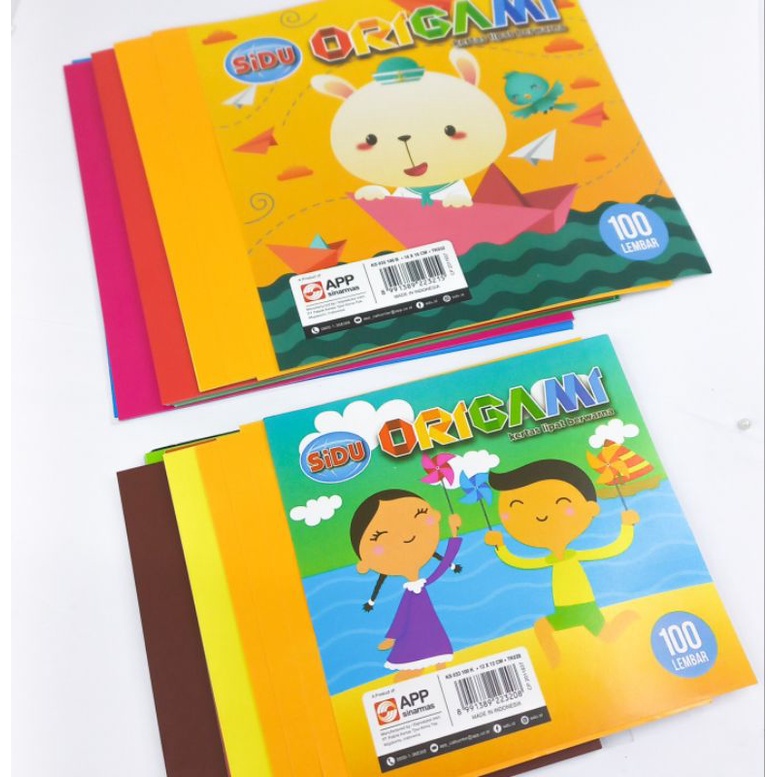 

Kertas Lipat 0rigami Berwarna isi 100 Lembar
