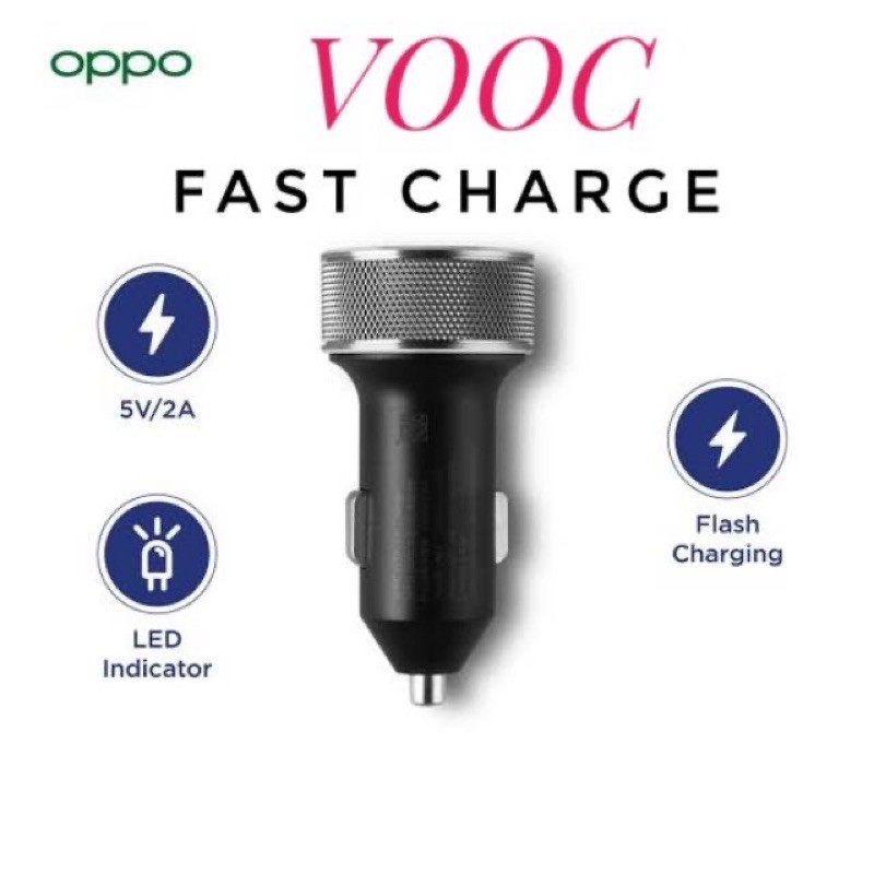 car carger adaptor pengisi daya mobil fast charger mobil oppo oase original100% super fast charging