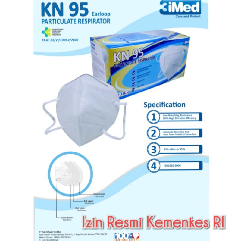 Masker Medis KN95 dan KF94  Impor per Box