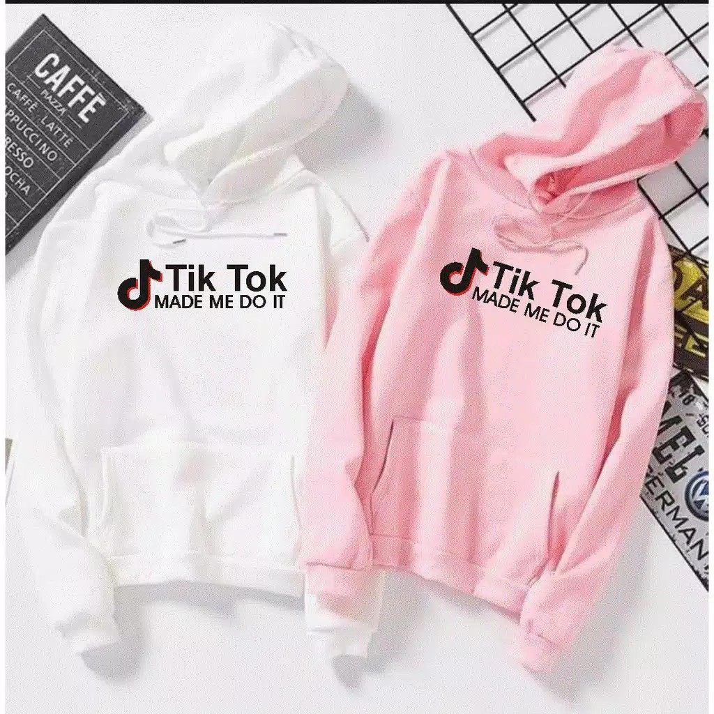 TIKKTOKK MADE ME DO IT HOODIE UNISEX - ATASAN KEKINIAN TERLARIS