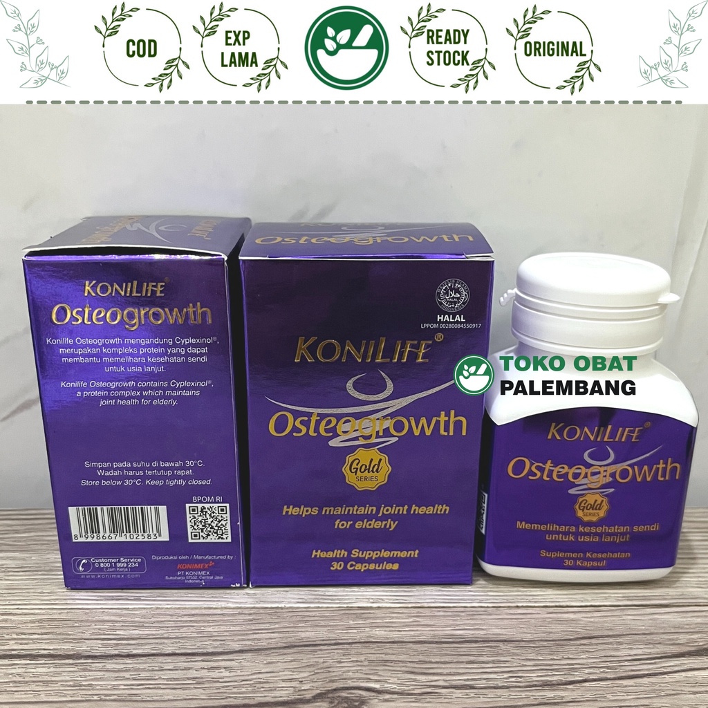 KONILIFE OSTEOGROWTH 30 KAPSUL GOLD SERIES OSTEO GROWTH KONILIFE SENDI