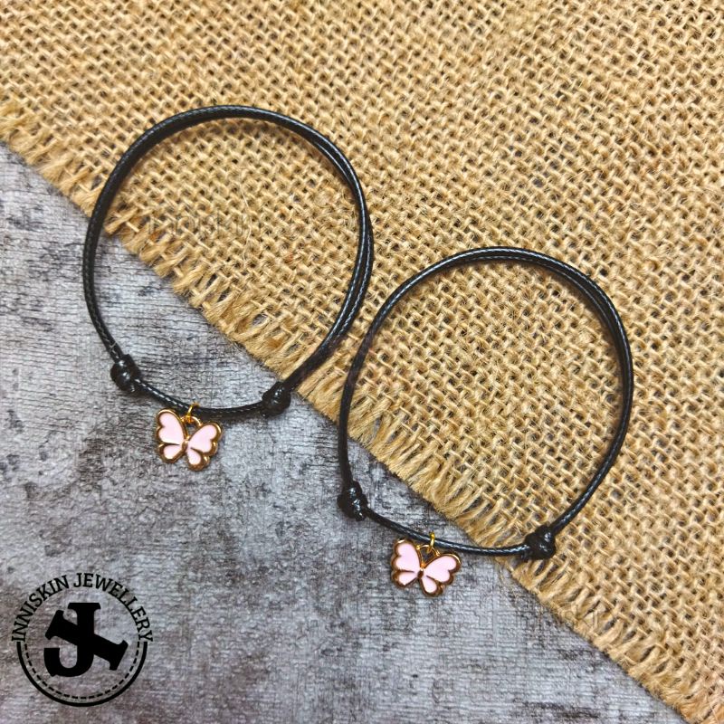 Gelang Korea Motif Kupu-Kupu / Gelang Butterfly / Gelang Kupu-Kupu / Gelang Korea