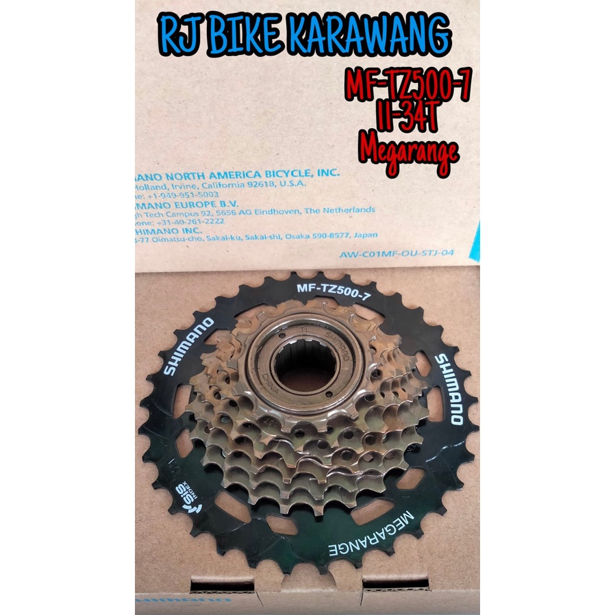 FREE WHEEL SHIMANO 7SP 14-34 TZ500 MEGARANGE