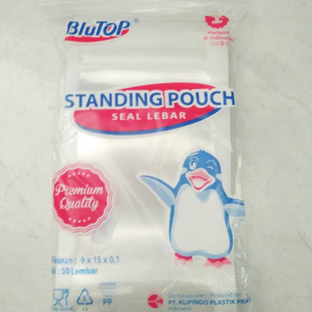 Standing Pouch 9x15 cm Double Seal