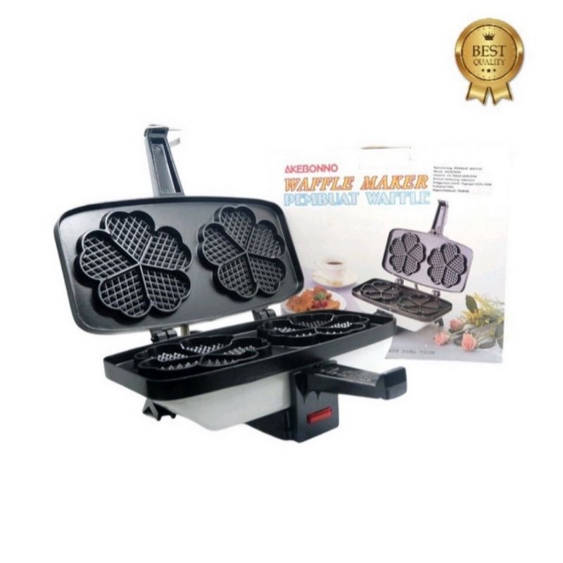 AKEBONNO Cetakan Waffle Maker / Croffle Love TH-L12