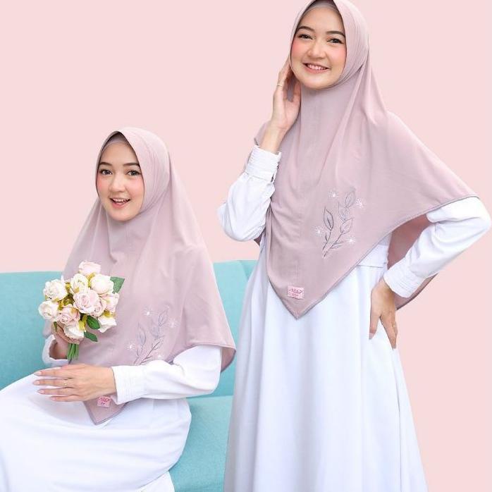 [ Flash Sale ] m-57 * "Terbaru" HUSNA Bordir original by Arey Hijab .,.,