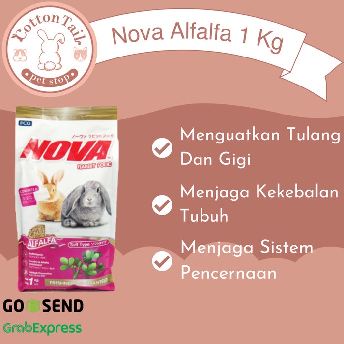 Nova Alfafa Rabbit Food / Makanan Kelinci Nova