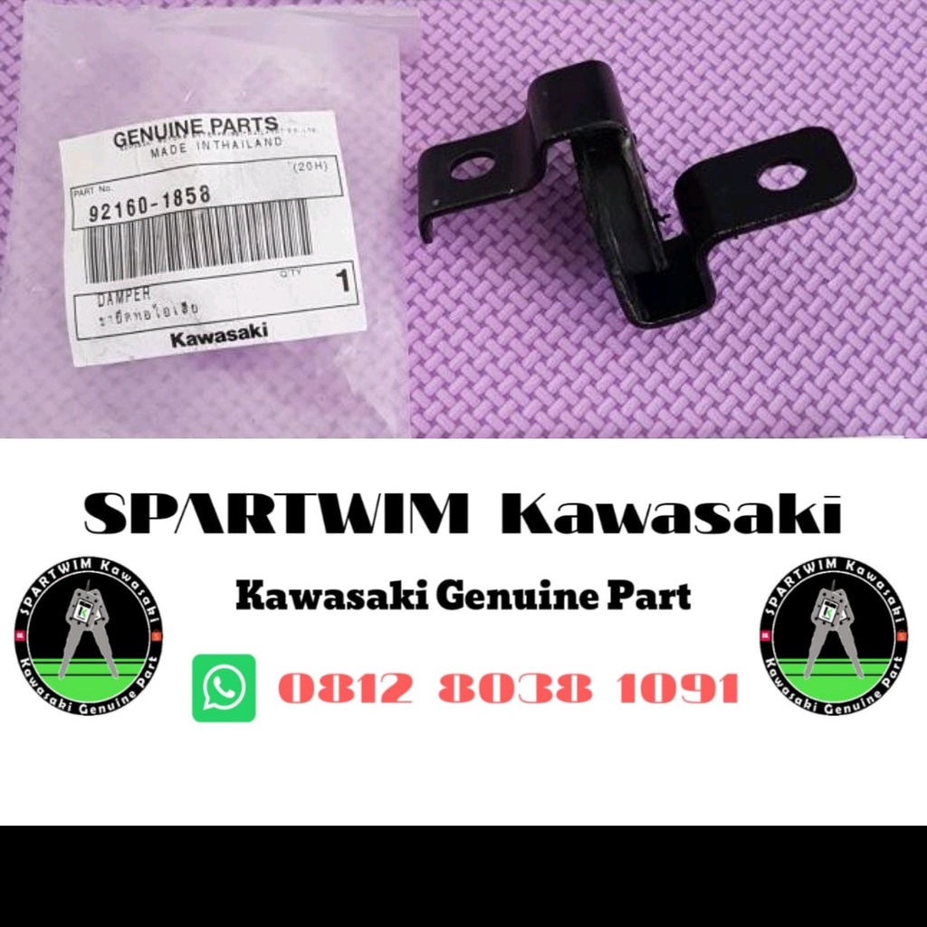 Braket damper tengah perut knalpot Ninja 150 RR OLD original kawasaki