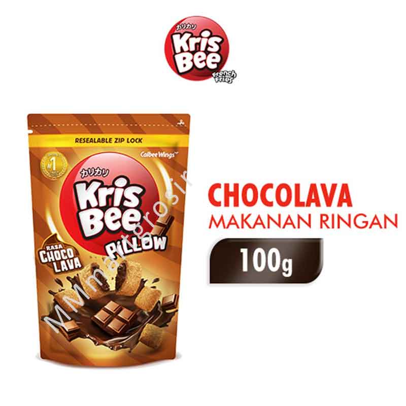 Kris Bee Pillow / Makanan Ringan / Rasa Choco Lava / 110g