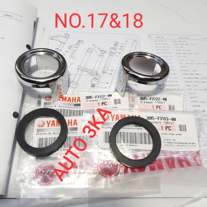 KARET RING CINCIN BRACKET LAMPU KOTAK 5T5 ORIGINAL