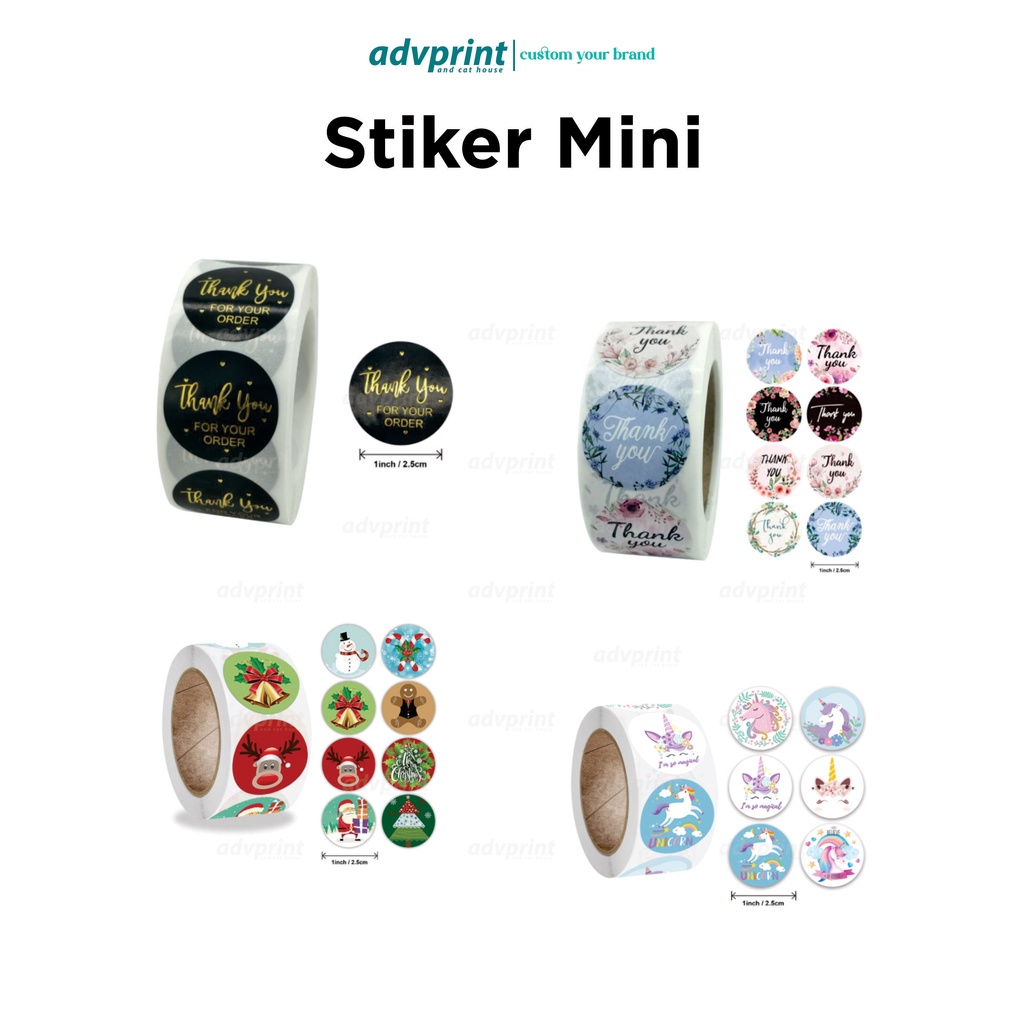 

STIKER THANK YOU MINI BULAT ◽ STIKER LOGO KECIL ◽ LABEL THANK YOU ◽ SEGEL THANK YOU READY STOCK
