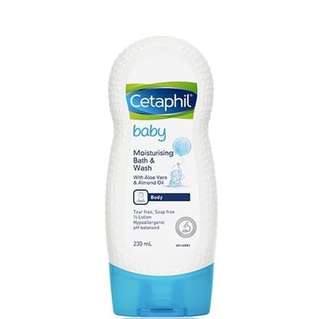 CETAPHIL BABY MOIST BATH &amp; WASH 230ML