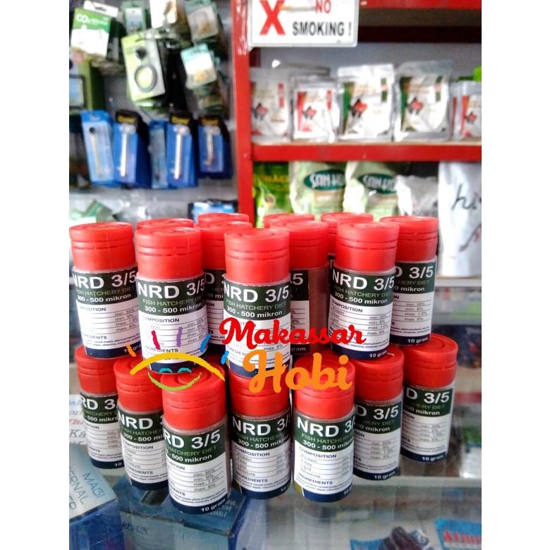 Pelet NRD 300-500 10gr 3/5 Pakan Makanan Pellet Ikan Hias Cupang Guppy