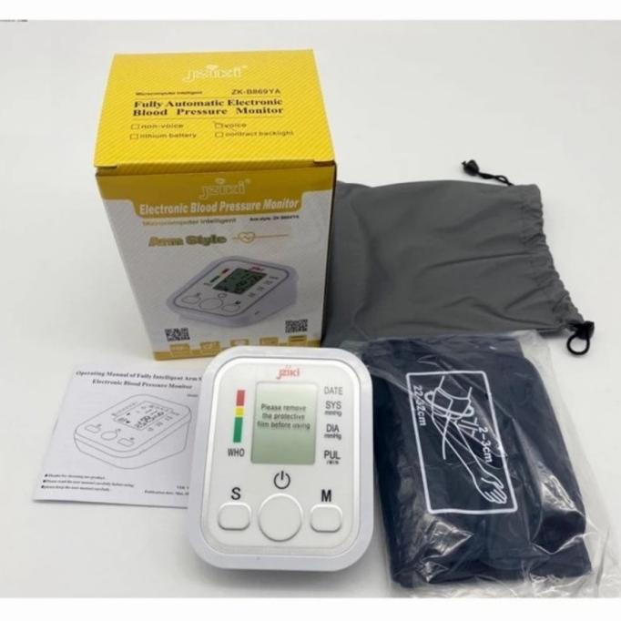 Tensimeter Digital JZIKI Pengukur Tekanan Darah Electronic with Voice
