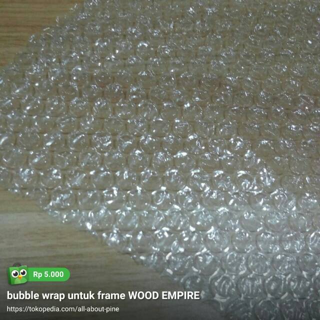 

Bubble wrap khusus product Wood Empire