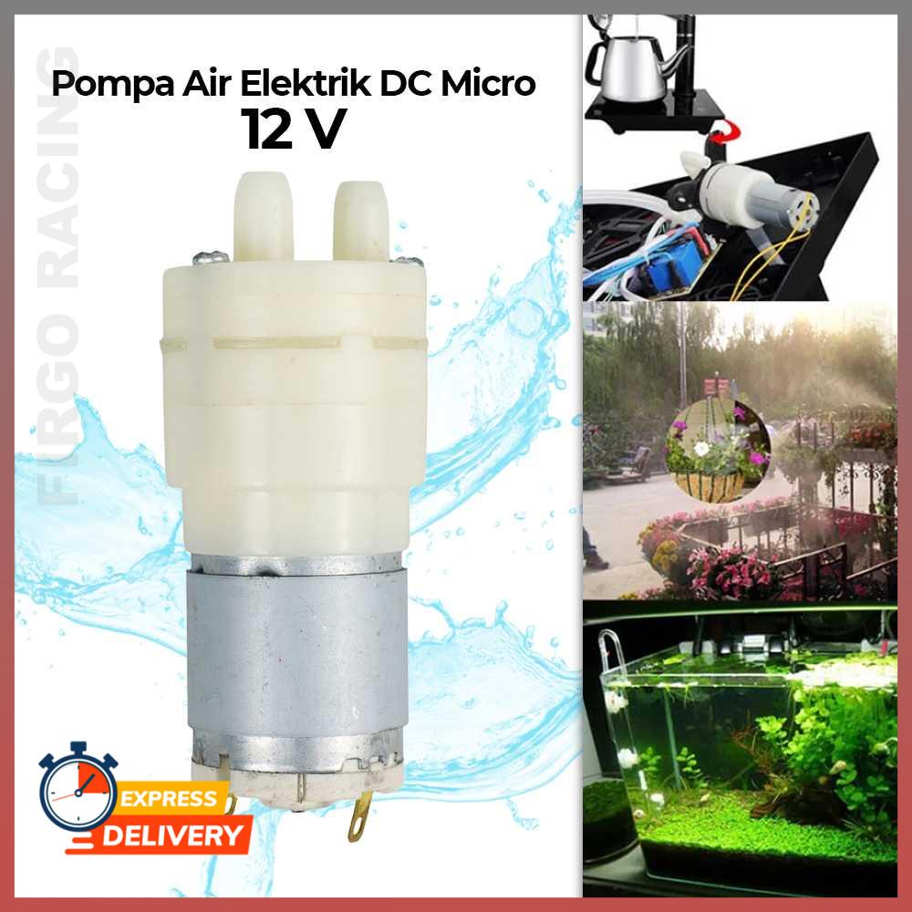 Pompa Air DC 12V Elektrik DC Micro Water Pump 12V