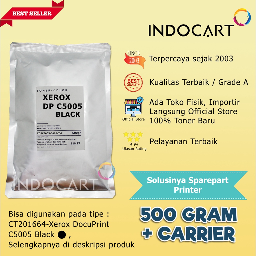 Serbuk Toner Warna Jepang-Xerox DocuCentre SC2020-SC2022-K-500gr