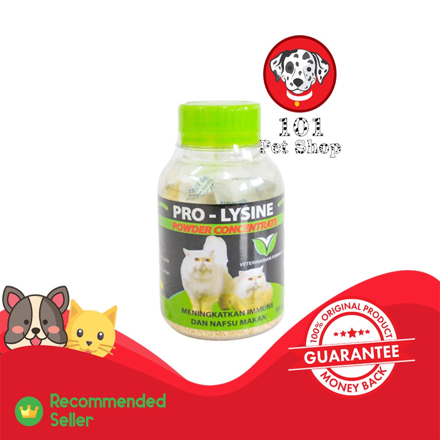 PRO-LYSINE CAT VITAMIN PENAMBAH NAFSU MAKAN &amp; IMUN UNTUK KUCING