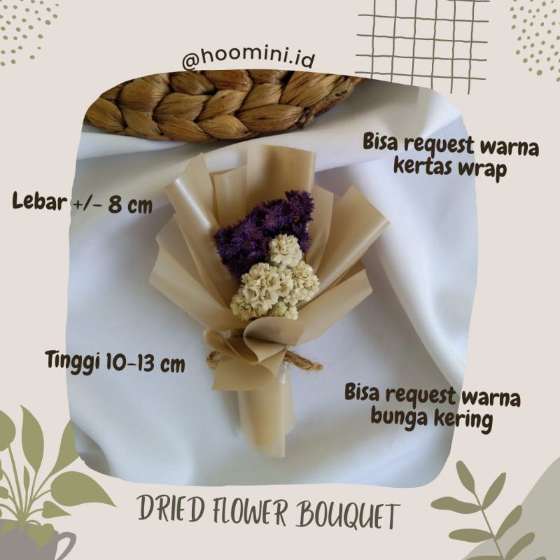 

BUKET BUNGA KERING MINI