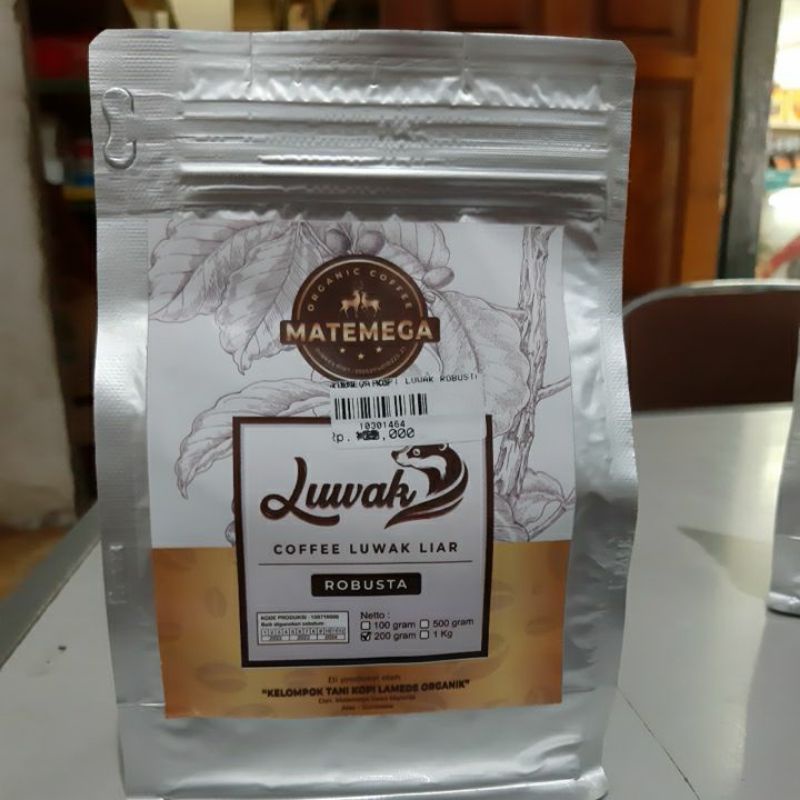 

Kopi Luwak Matemega 200gr