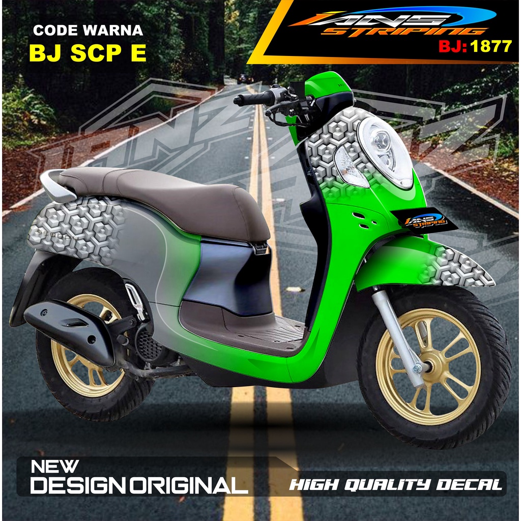 DECAL STIKER FULL BODY SCOOPY / STICKER ALL NEW SCOOPY / STIKER FULL BODY SCOOPY TERMURAH / STIKER MOTOR SCOOPY / STIKER MOTOR