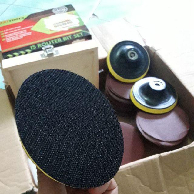 Tatakan Amplas Velcro 4 Inci Inch - Gerinda Grinder