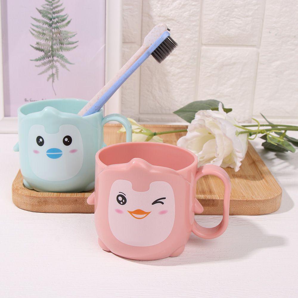 Preva Gelas Kumur Brushing Cup Bathroom Holder Bebek Kecil Menyikat Gigi