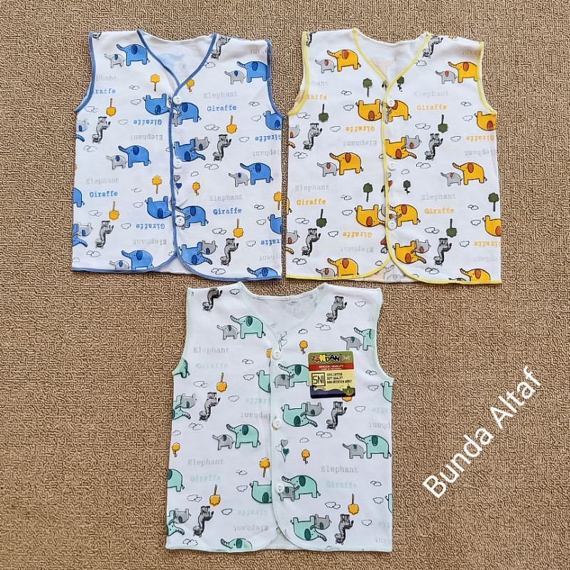 3 pcs Baju Kutung Bayi 0 - 3 bulan SNI  [ Bunda Altaf ]