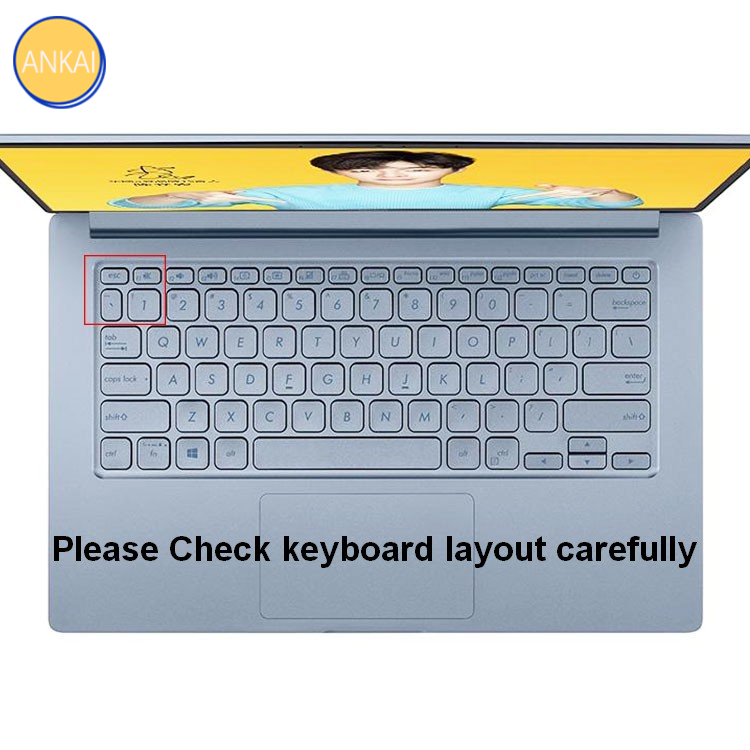 Ankai Pelindung Keyboard Silikon Untuk Asus Vivobook S14 Y406U M409B M409D A416J A412 Adol14 14 &quot;