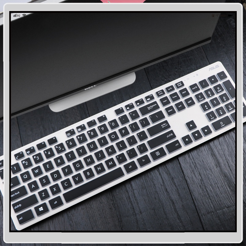 Asus Pride V241ICUK Desktop Film Pelindung Keyboard Bahan Silikon Tahan Debu Untuk 23.8 Inch (ZXL)