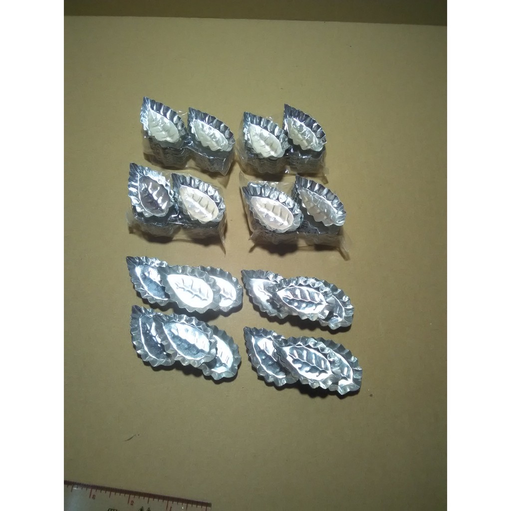 Alumunium Cetakan kue Nastar Daun/Kue Satu (Isi 100 pcs)