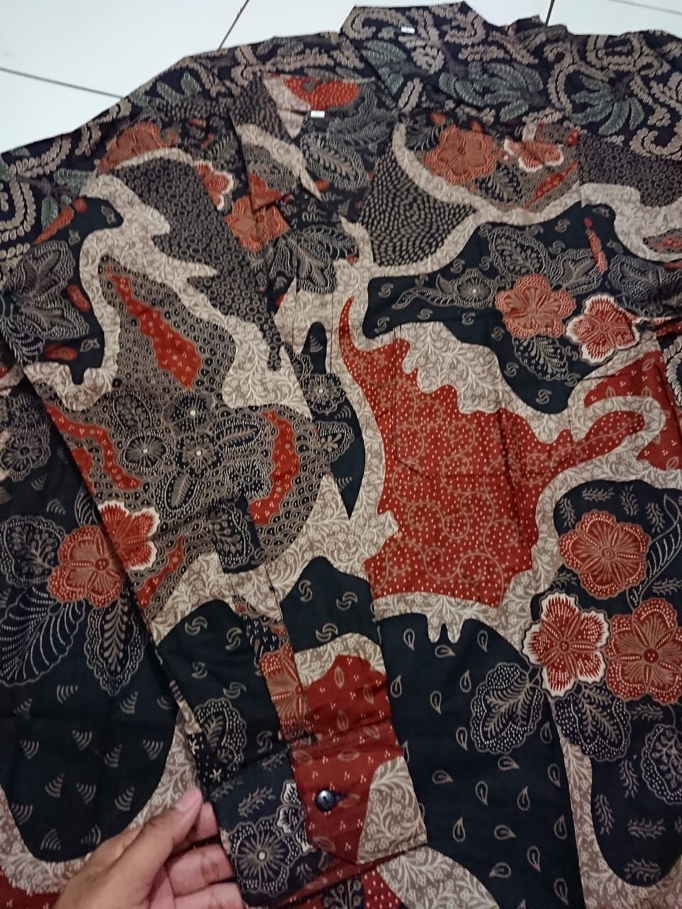 Batik Slimfit Modern Kemeja Batik Pria Formal Pegawai Guru Pns