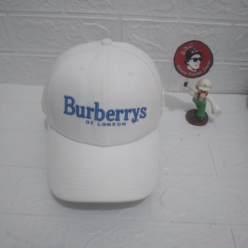 Topi caps luxury burberys x gucci second brand