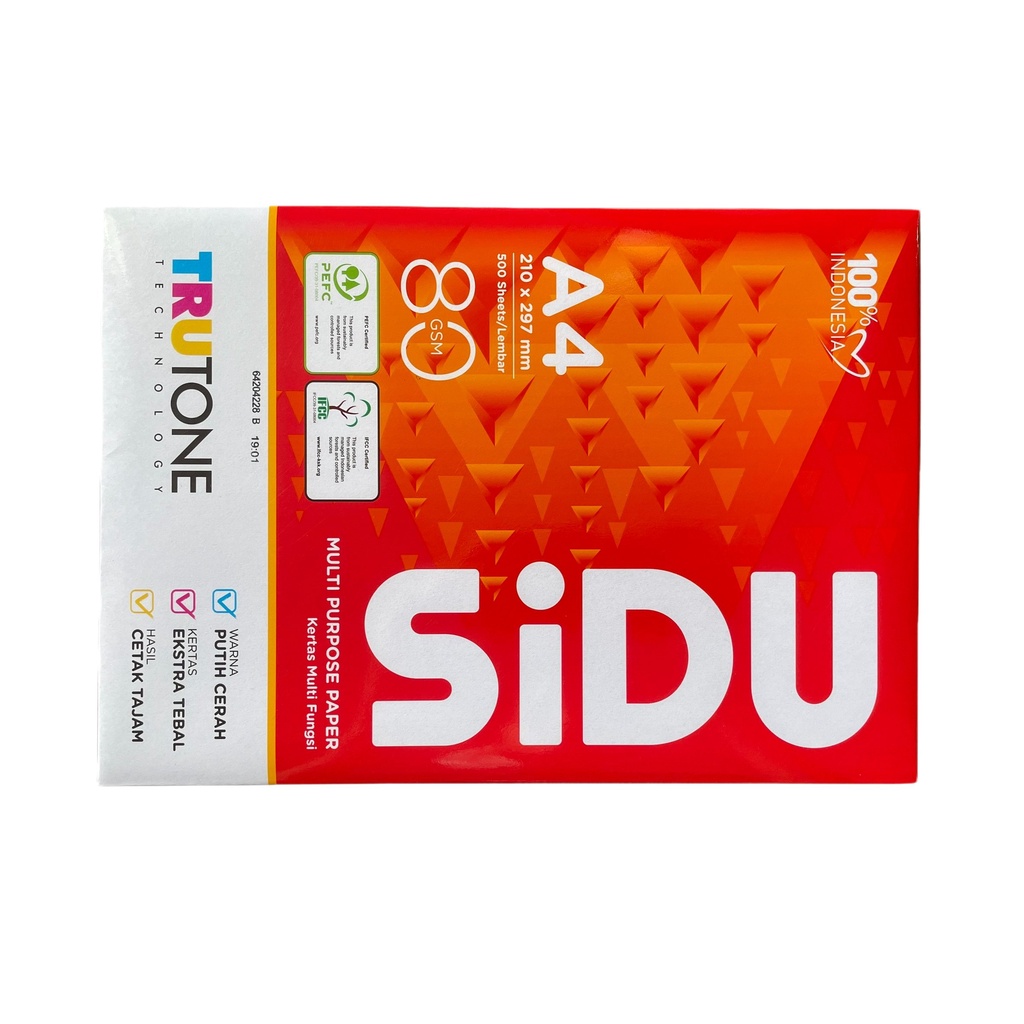 Jual Kertas HVS SIDU A4 80 GSM | Shopee Indonesia