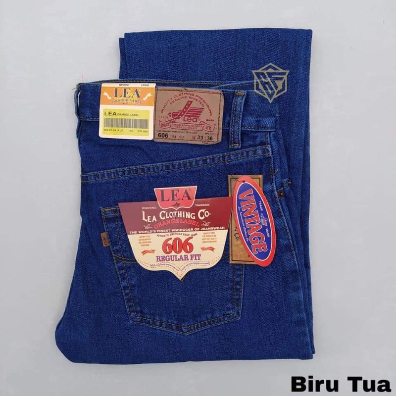 CELANA JEANS PRIA LEA STANDAR REGULER PREMIUM 28 sampai 38 bisa COD-Bio Stun/Tua ( LEA )
