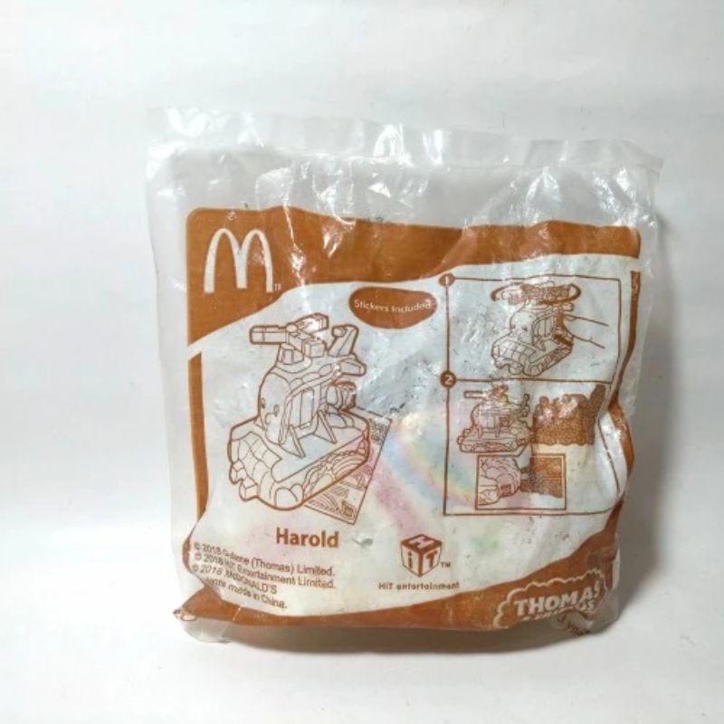 Harold Thomas Happy Meal Mcdonalds Mcd Rare Kereta Train Jadul Vintage Classic Retro Antik Klasik La