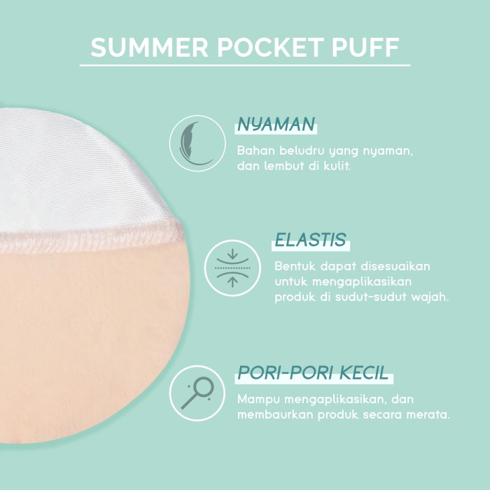 Glam Fix Summer Pocket Puff ORIGINAL