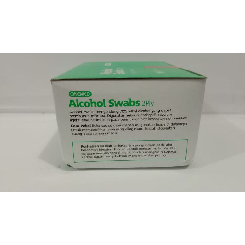 ALKOHOL SWABS BOX 100 PCS