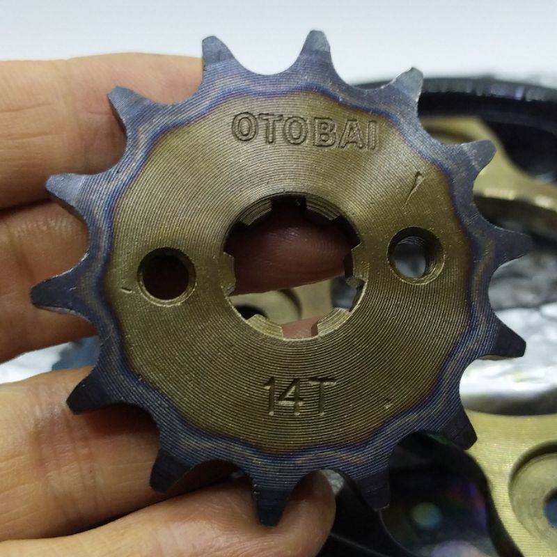 Otobai Gear Paket Revo Absolute, Revo Fit, Blade, Blade New  Gear Depan 14T Gear Belakang Rantai 37T-2