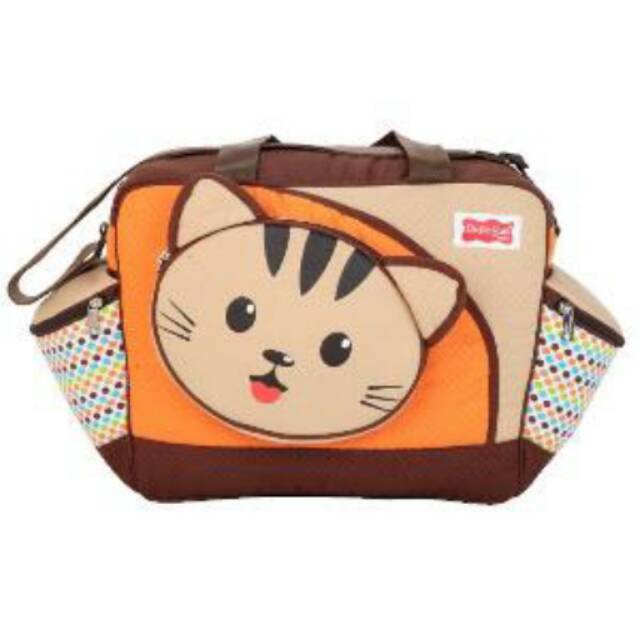 Dialogue tas bayi besar puppet series -kitti. Bonus boneka kucing