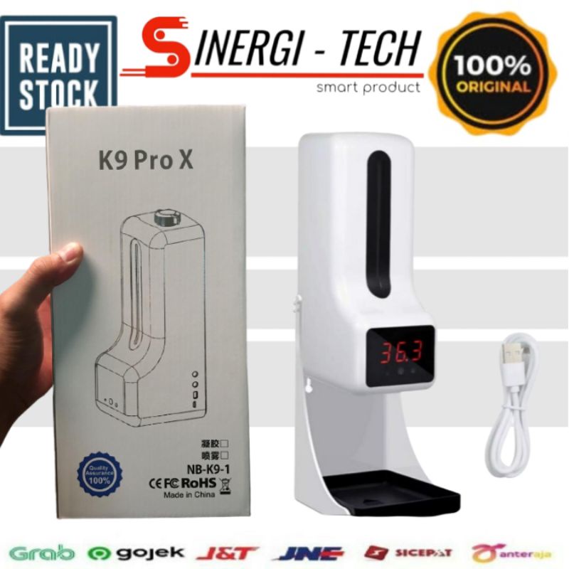THERMOMETER INFRARED K9 PRO X FREE TRIPOD (TERMOMETER DIGITAL SENSOR WITH DISINFECTAN)