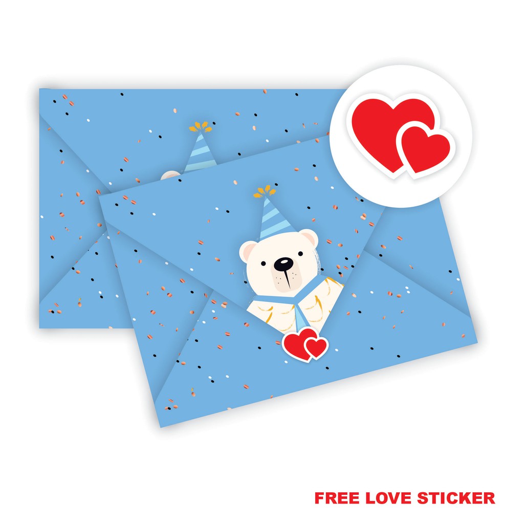 

10Pcs A069 Amplop Greeting Card