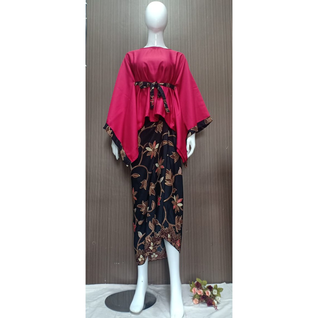 BATWING LIST PITA SET ROK LILIT/ KEBAYA MODERN/ KEBAYA MURAH RUMAH KEBAYA BANDUNG RUMAH SONGKET BANDUNG