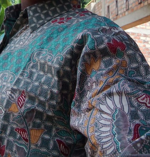 Batik Pria Lengan Panjang Keratonan Solo Premium Produksi Batik Aluna Sku074