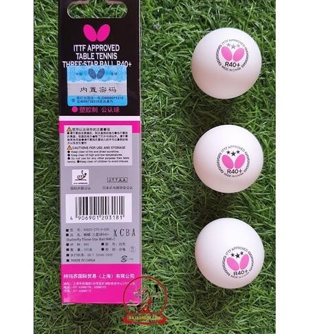 Flash Update Bola PingPong Butterfly R40+ Plastic Ball 3 Star ASLI - Ping pong ORI