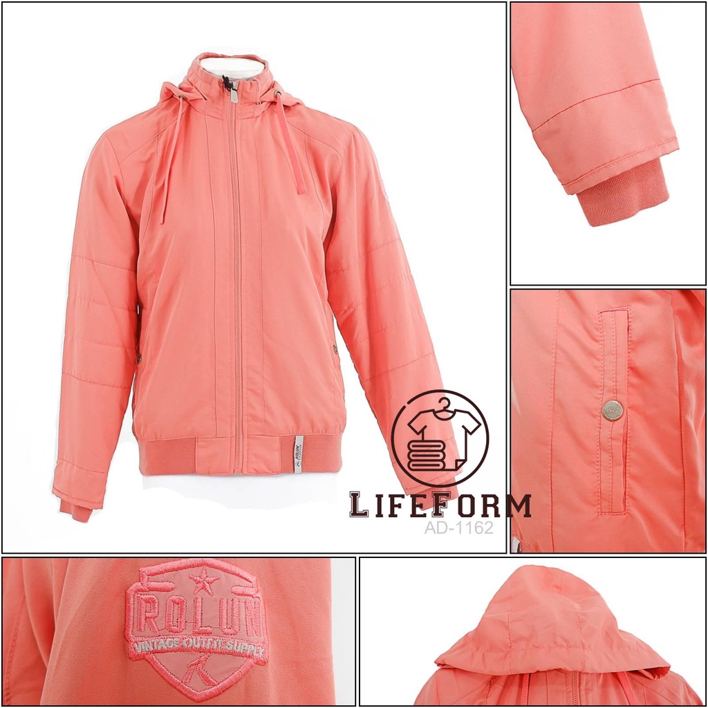 JAKET PARASIT WANITA ROLUN 2XL-4XL BIG SIZE[AD1162]