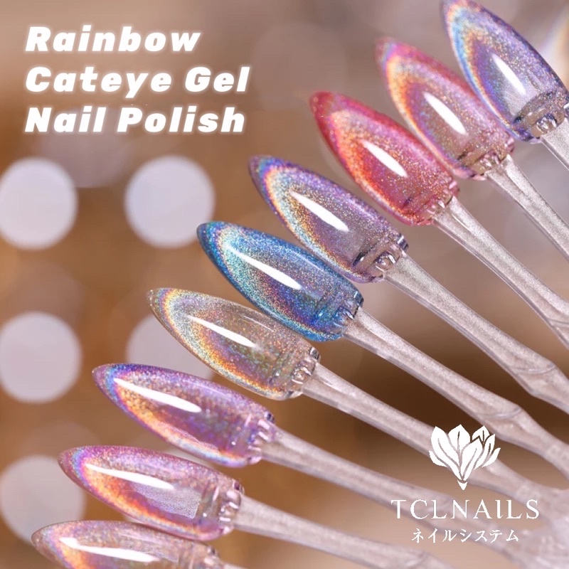 TCLNAILS Songkang nevertheless Kuku Palsu Glow berkilau Park Jae Eon kutek glitter gel magnet Korea