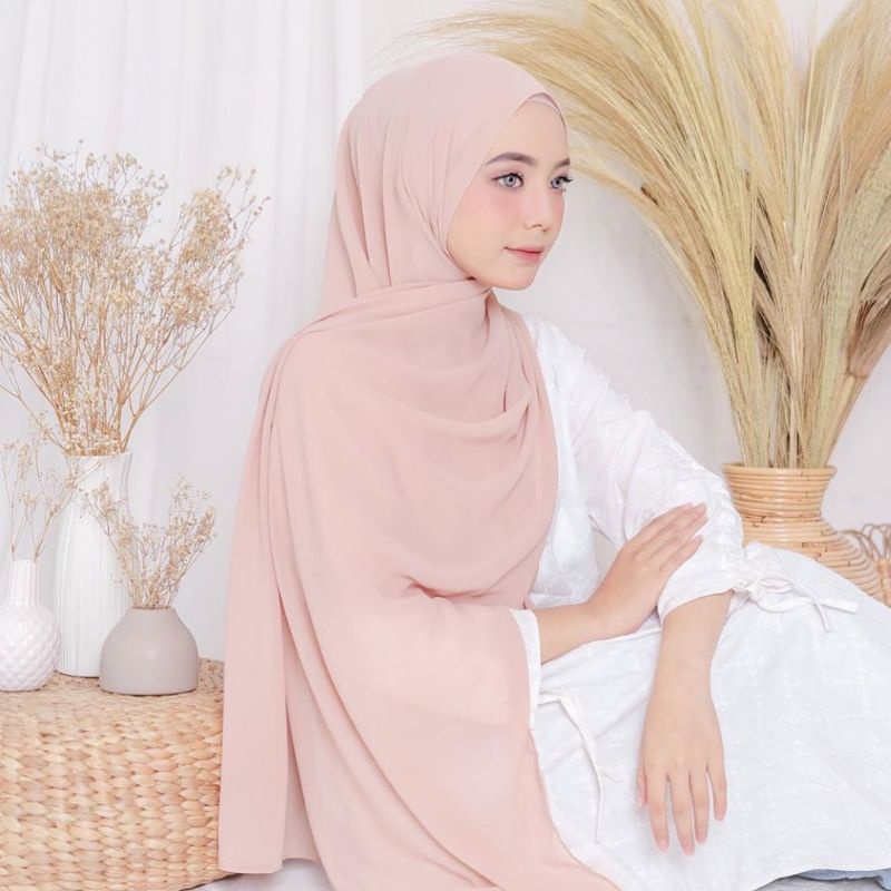 PASHMINA POLOS | SABYAN  ceruty babydoll